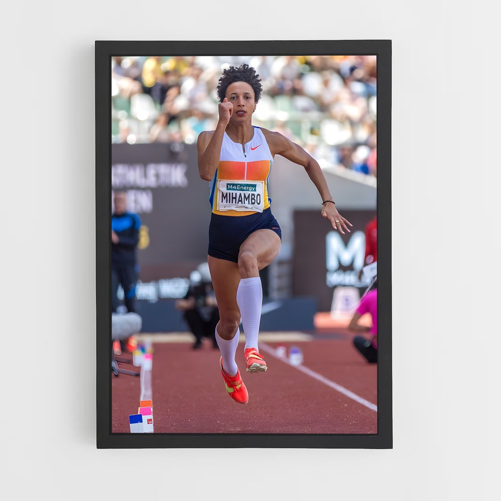 Poster La Vitesse de l'Âme – affiche Athlétisme (vue 2)